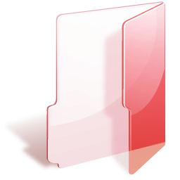 Red Folder Icon Windows