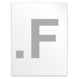 Free Text Fortran Icon - png, ico and icns formats for Windows, Mac OS ...