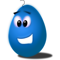 Free Food Egg Blue Icon - png, ico and icns formats for Windows, Mac OS ...