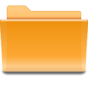 Free Folder Orange Icon - png, ico and icns formats for Windows, Mac OS ...